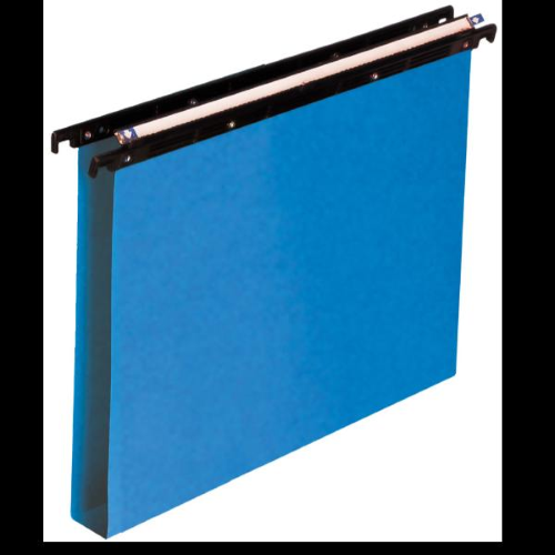 BERTESI CARTESIO PP CARTELLE SOSPESE PER CASSETTO IN PP INTERASSE 395MM FONDO A U COL. BLU CONF 25 Pz.